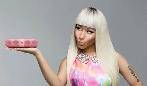 Nicki Minaj advertising for Beats
